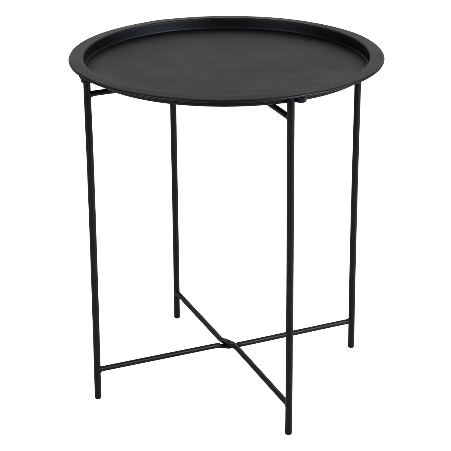Brafab, Sangro Tablett Tisch 46 cm schwarz