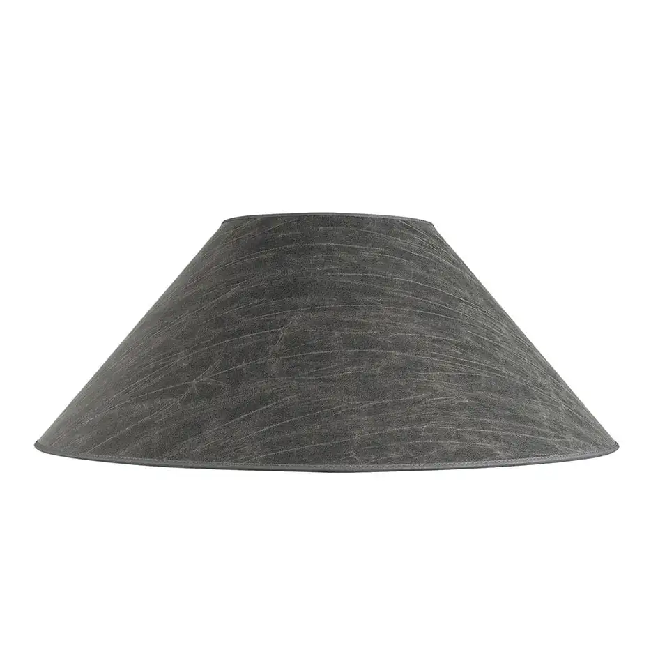 Artwood, Lampenschirm Non La Leder Grau