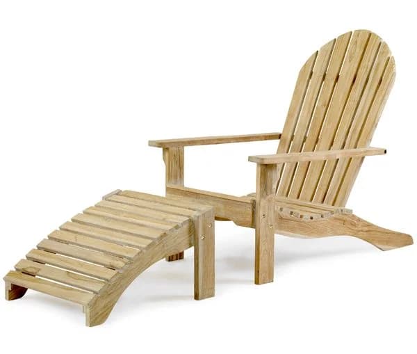 Brafab, Opal Sessel mit Fußhocker weiß