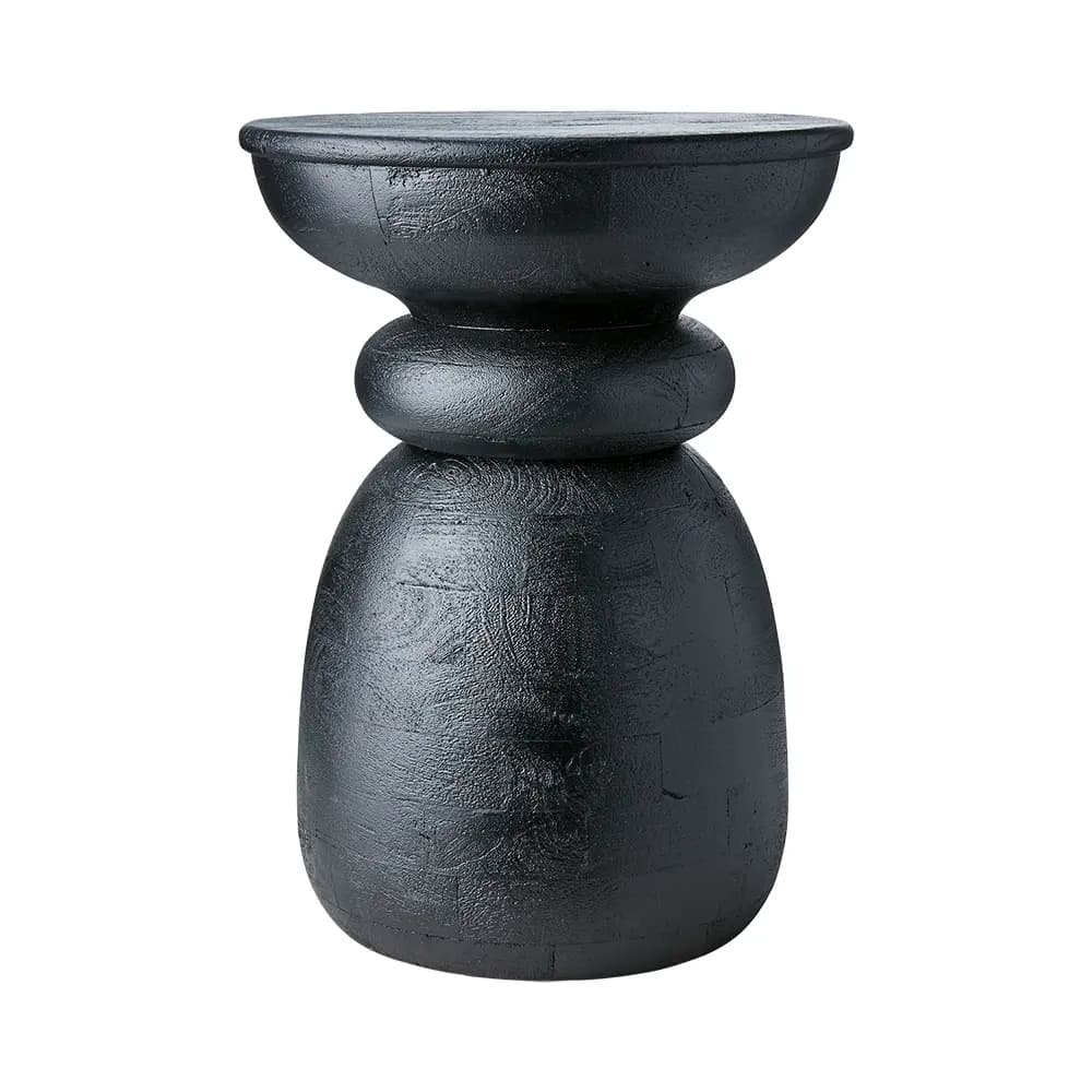 Affari of Sweden, PORTLAND Hocker, Schwarz
