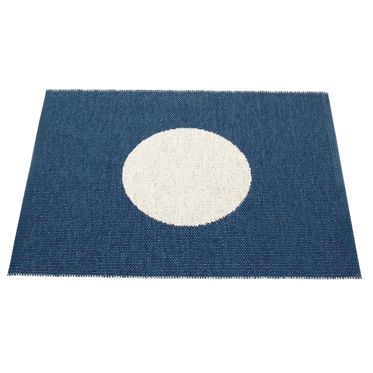Pappelina, Vera Teppich 70x90 cm small one ocean blue / vanilla
