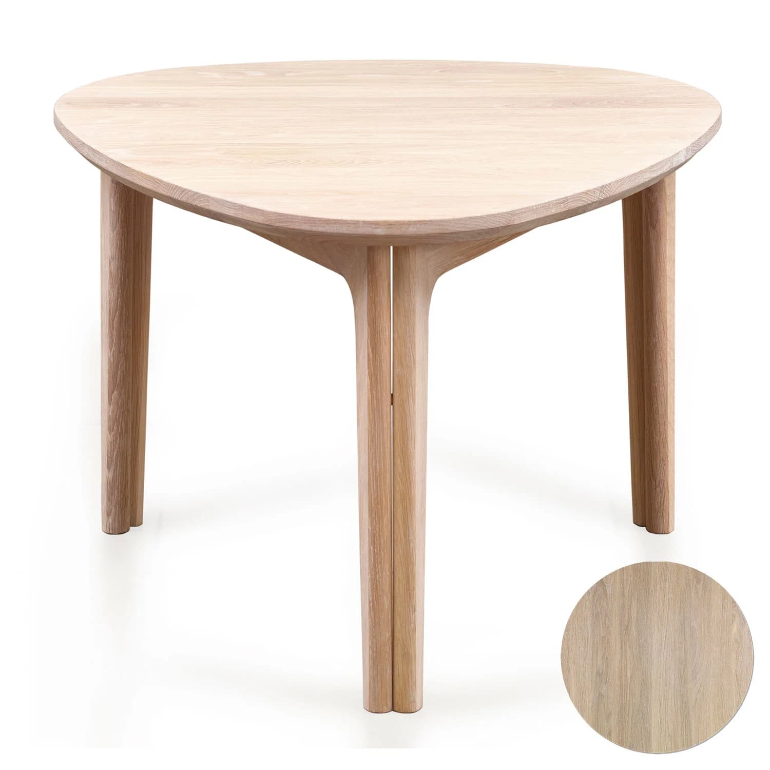 Skovby, Sm206 Couchtisch Eiche Massiv Weiß Öl 65X63X43Cm
