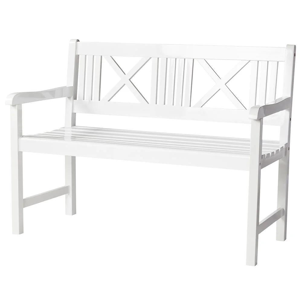 Cinas, Rosenborg Bank 120 cm weiß