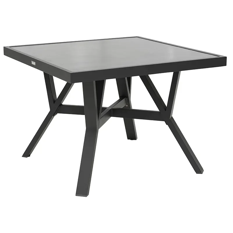 Brafab, Samvaro tisch 90x90 cm inklusive Glasplatte Anthrazit