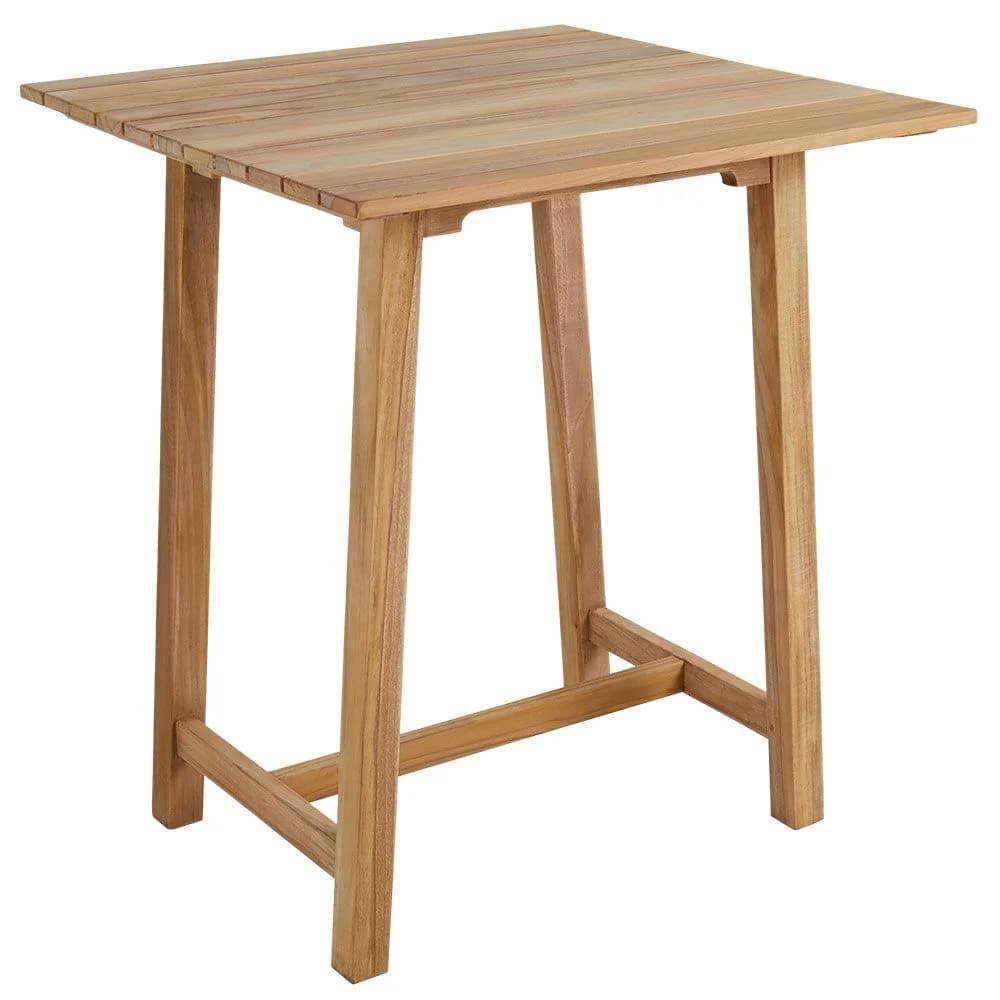 Brafab, Keros Stehtisch 80x80 cm Teak natur