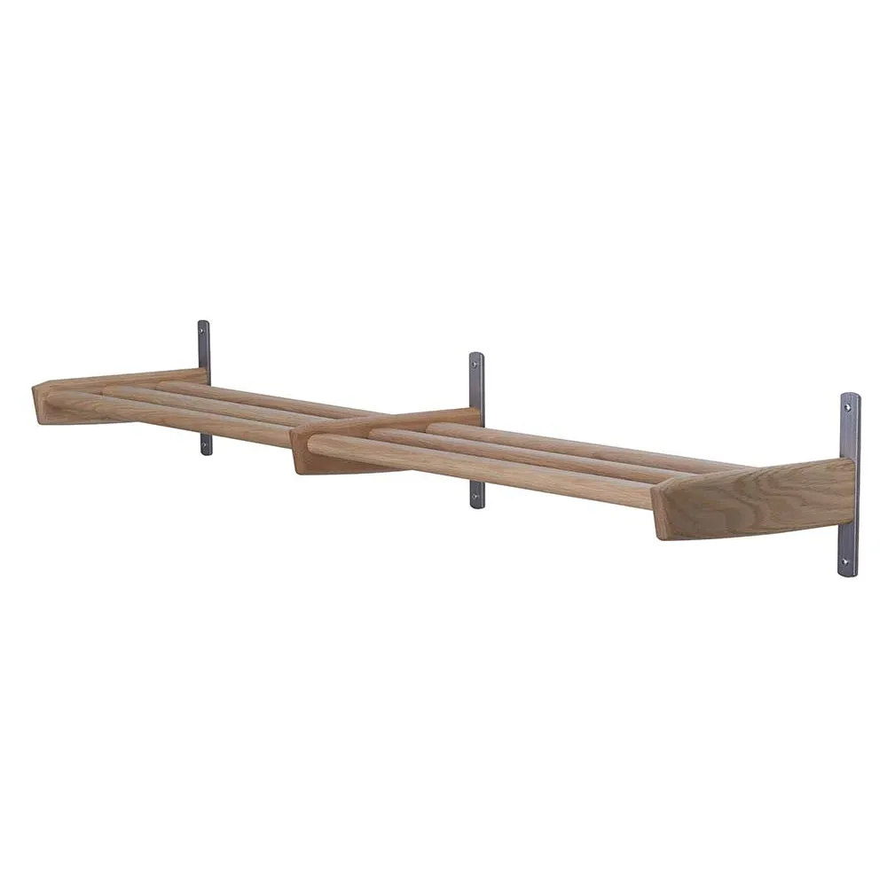 Oscarssons Möbel, Meja Schuhregal 115 cm Eiche weiß geölt
