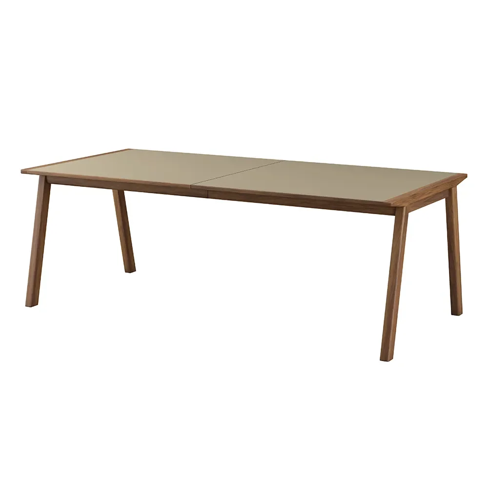 Skovby, SM143 Esstisch 100x209-305 cm Nussbaum Lack/Nutmeg-Nanolaminat