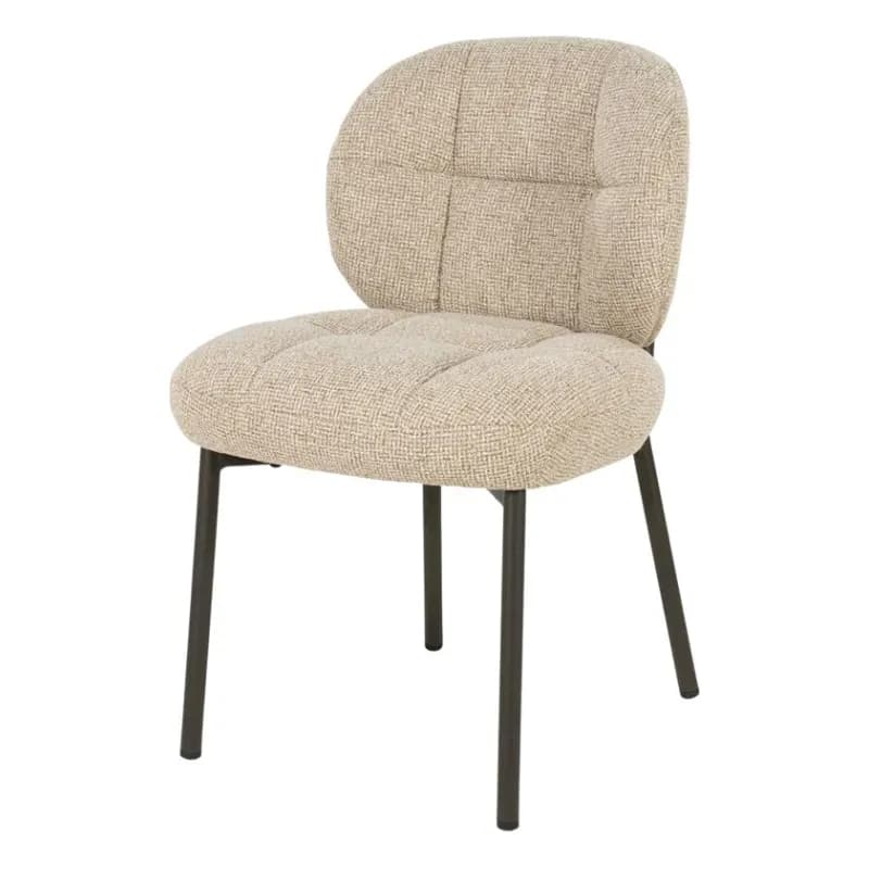 By-Boo, Camden 50x50x82 cm Metall & Stoff taupe
