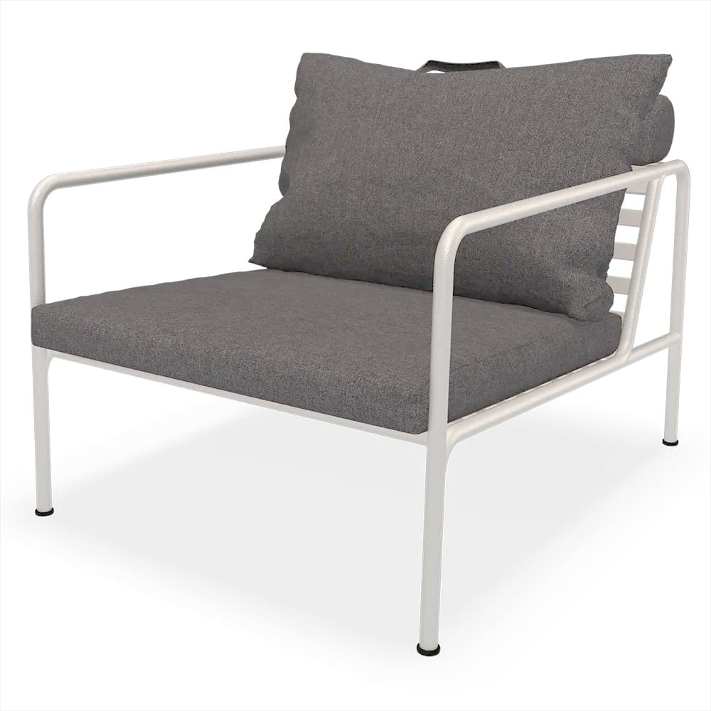 Houe, Avon Sessel Schiefer/Weiß