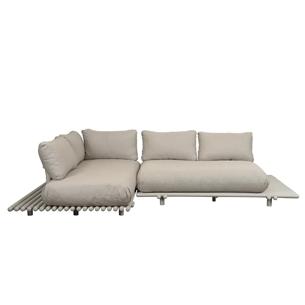 Cane-line, Sticks ecksofa Alu/sand
