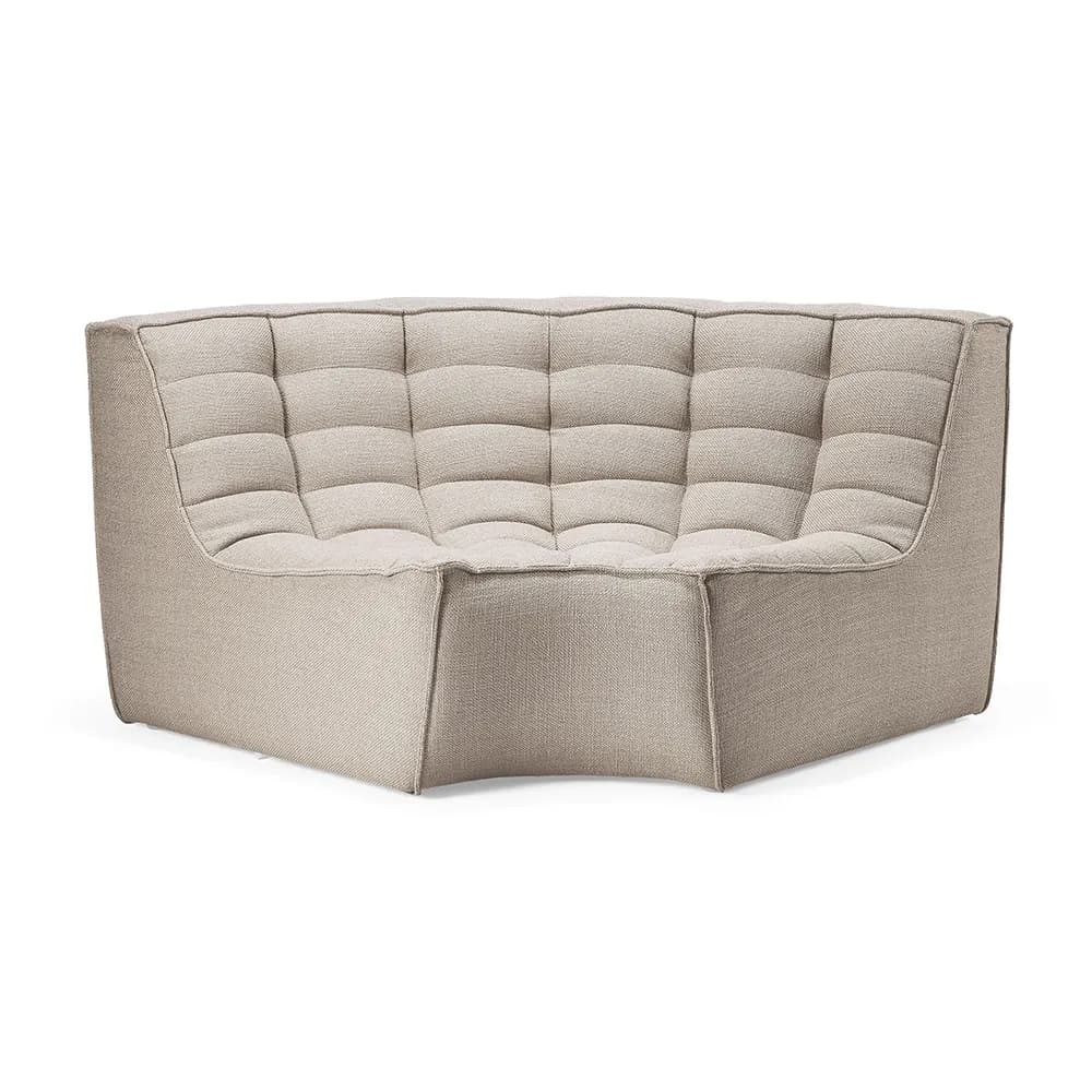Ethnicraft, N701 Runde Ecke Beige