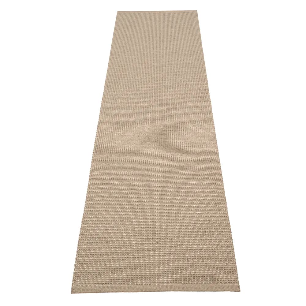 Pappelina, Emm teppich 70 x 300 cm Potato/Beige Metallic