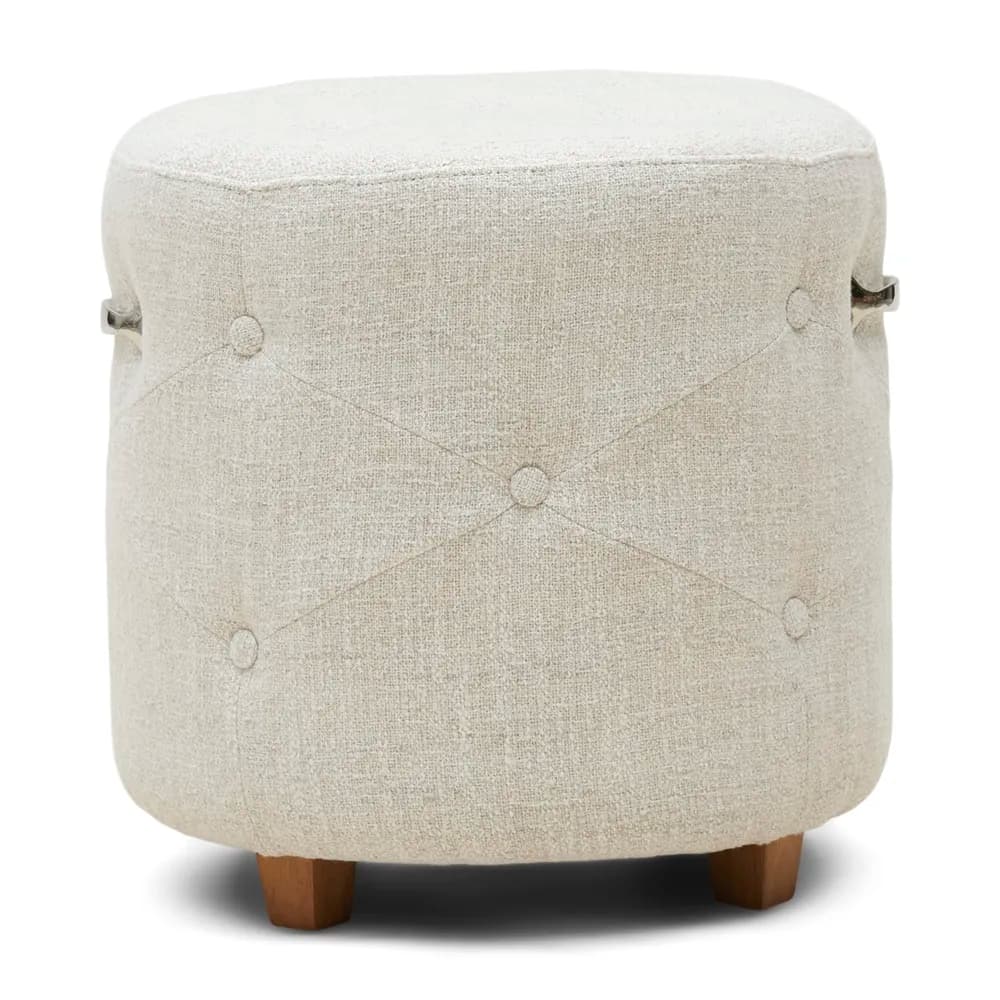 Riviera Maison, Fußhocker Bowery Antique White