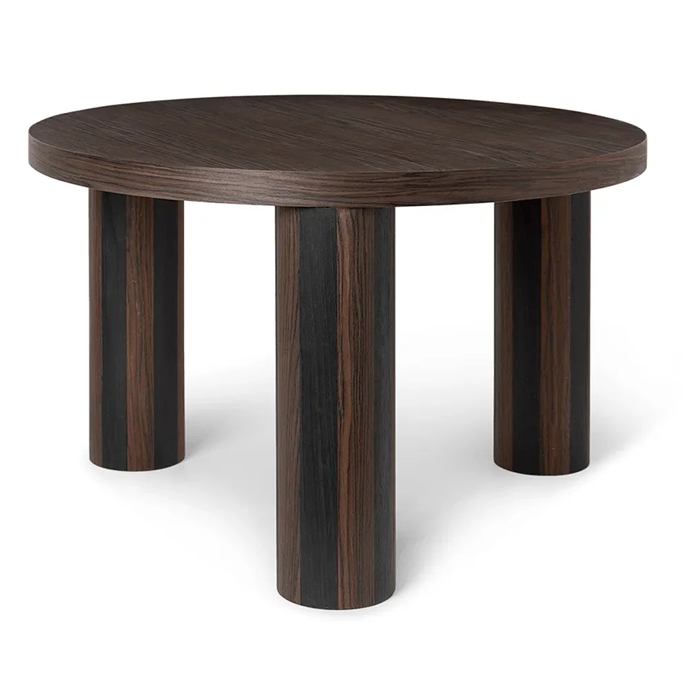 Ferm Living Post Beistelltisch Oak smoked, small, lines