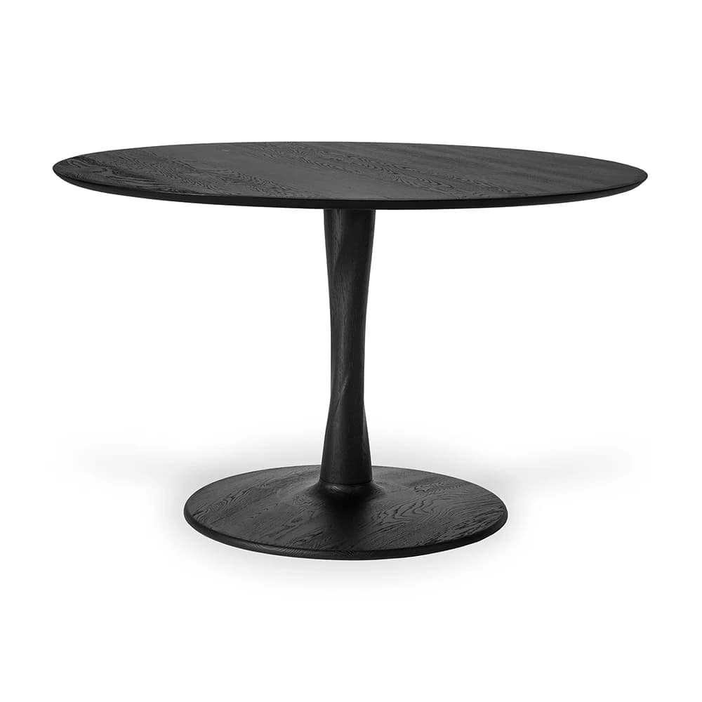 Ethnicraft, Torsion Esstisch Ø127 cm Eiche Schwarz