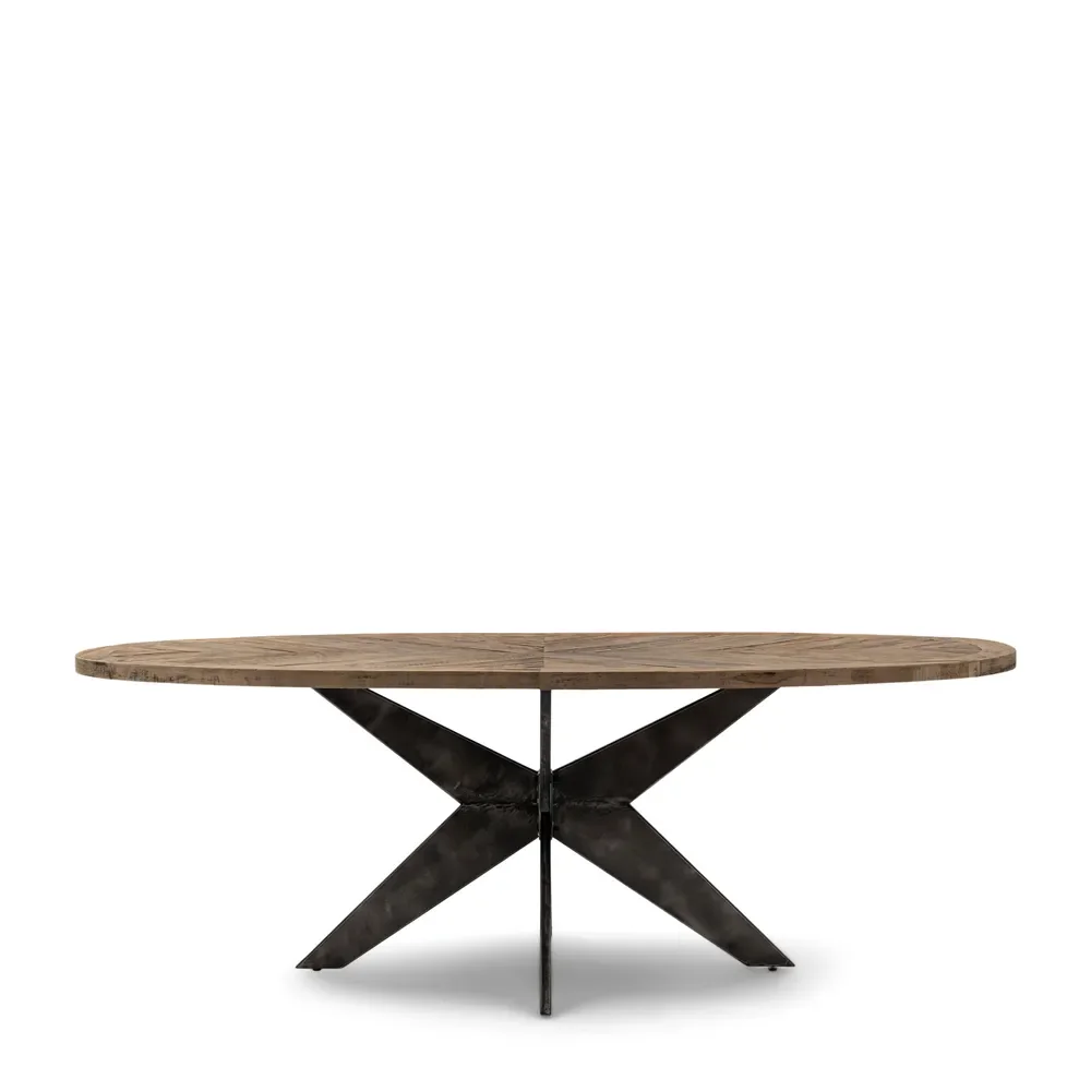 Riviera Maison, Falcon Crest Elliptic Esstisch 230x105 cm