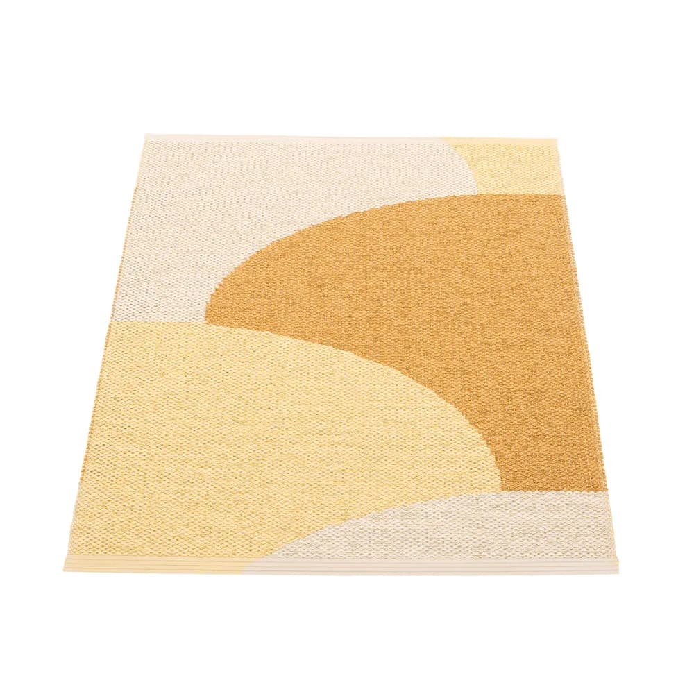 Pappelina, Hill teppich Ochre/Pale yellow/Cream 70 x 90cm