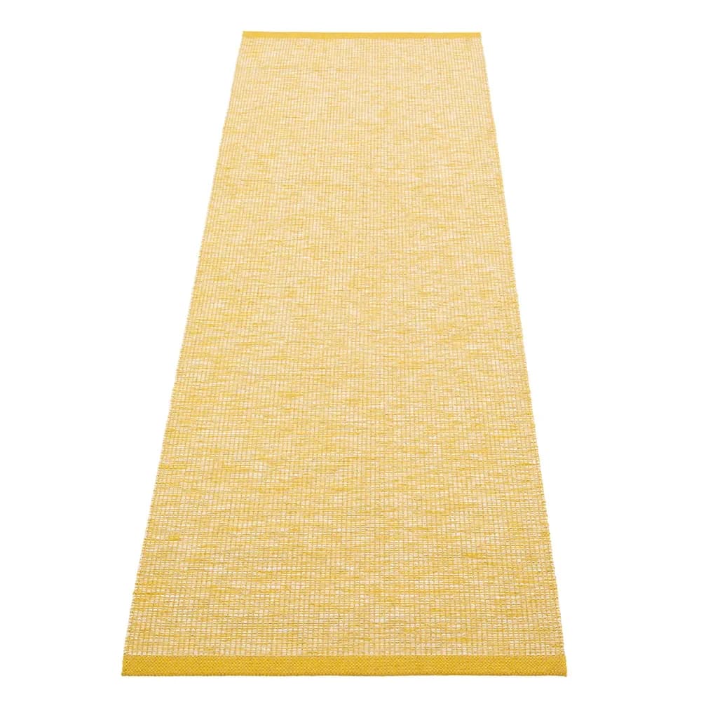 Pappelina, Sam teppich 70 x 225 cm Mustard/Cream