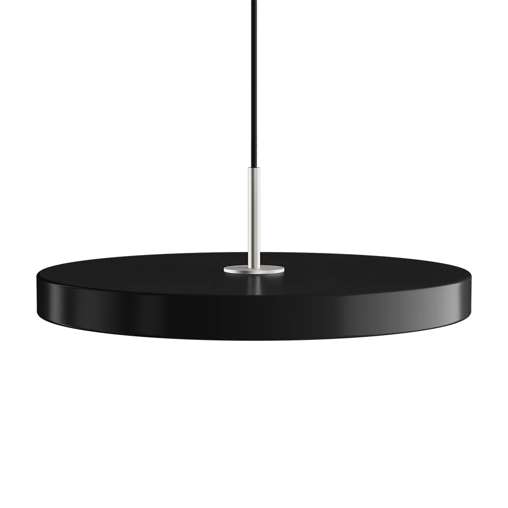 UMAGE - Asteria Pendelleuchte Black/Steel Top