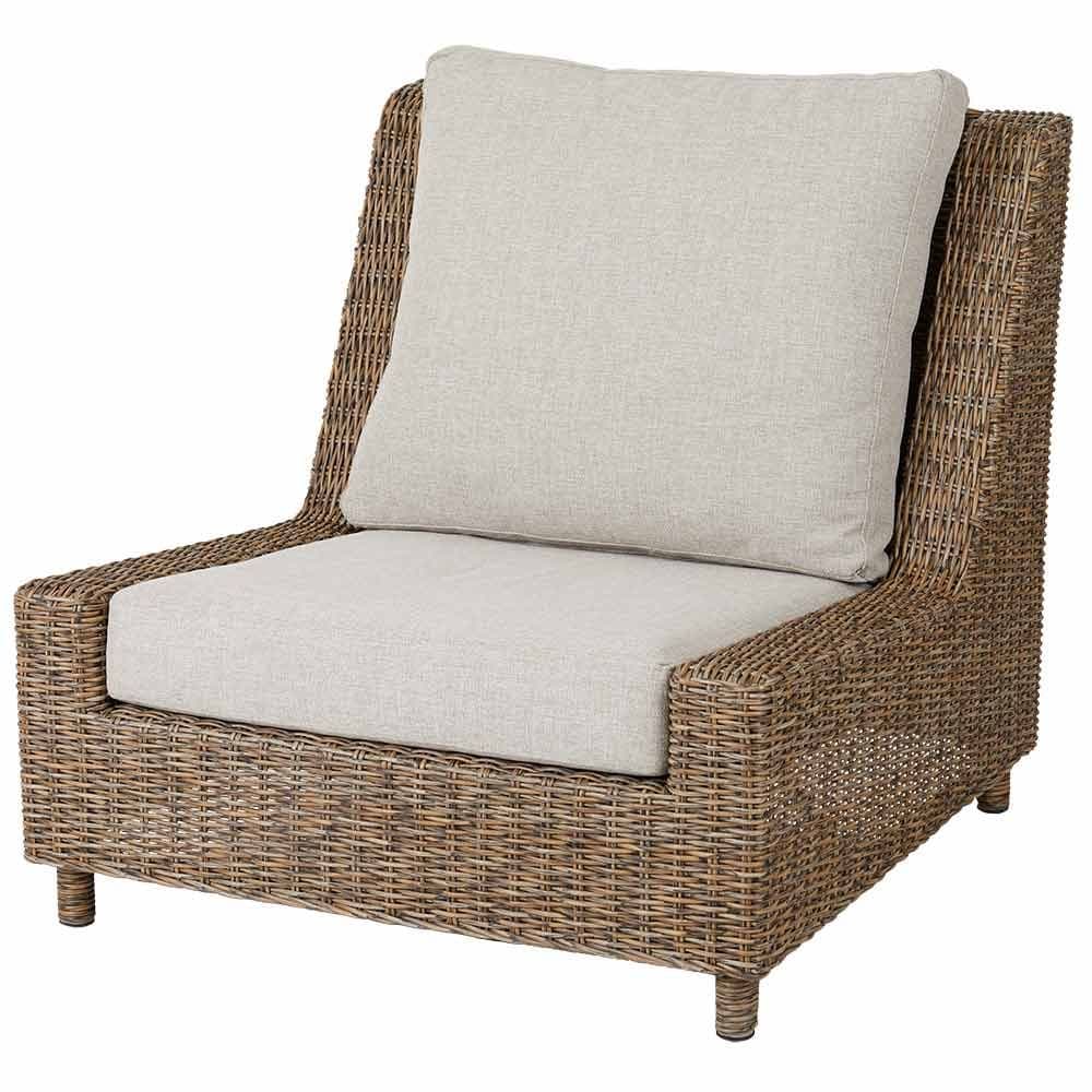 Brafab, Sandkorn Lounge Sessel Rattan natur
