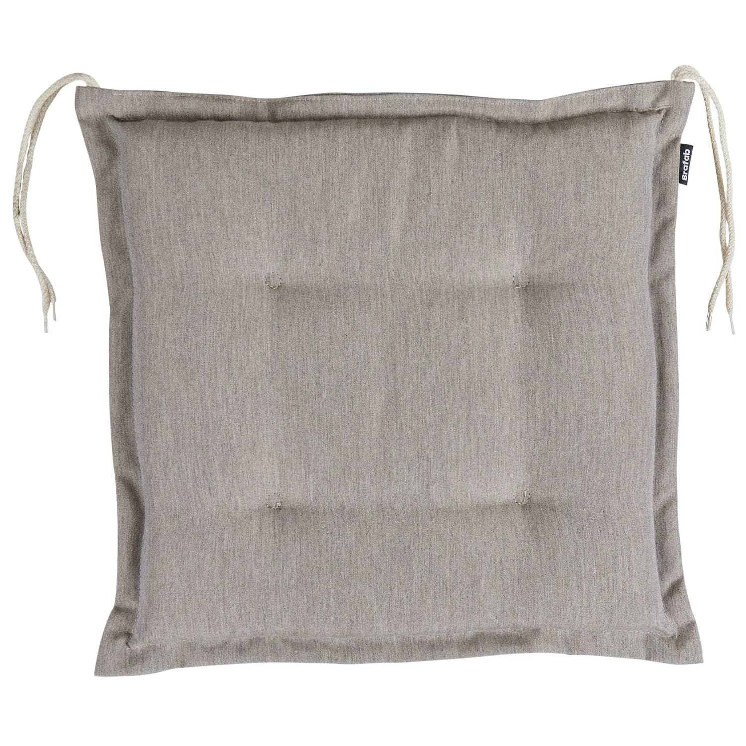 Brafab, Florina Sitzkissen 41x41 cm Dunkelbeige