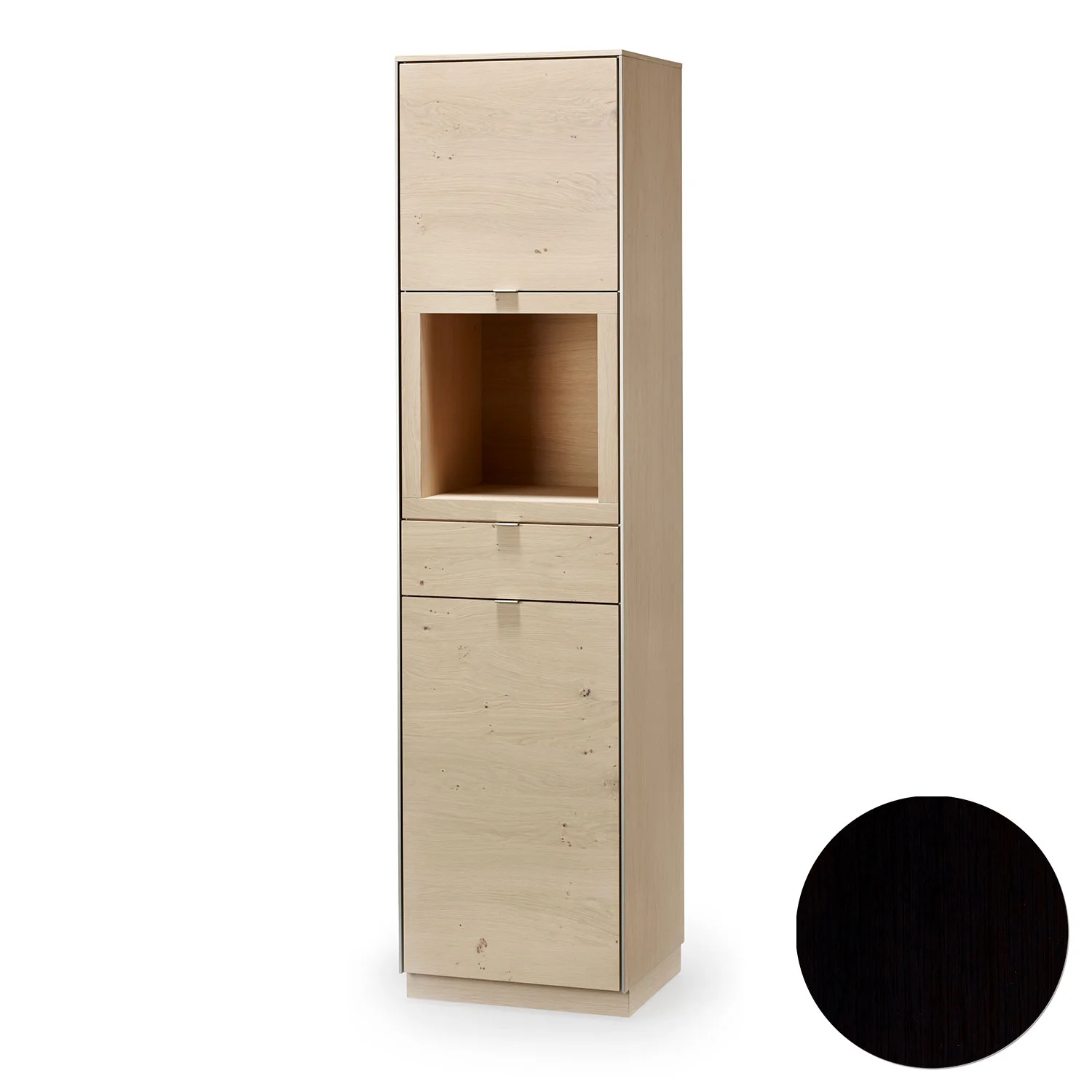 Skovby, Sm914 Vitrinenschrank Eiche Schwarz Lack
