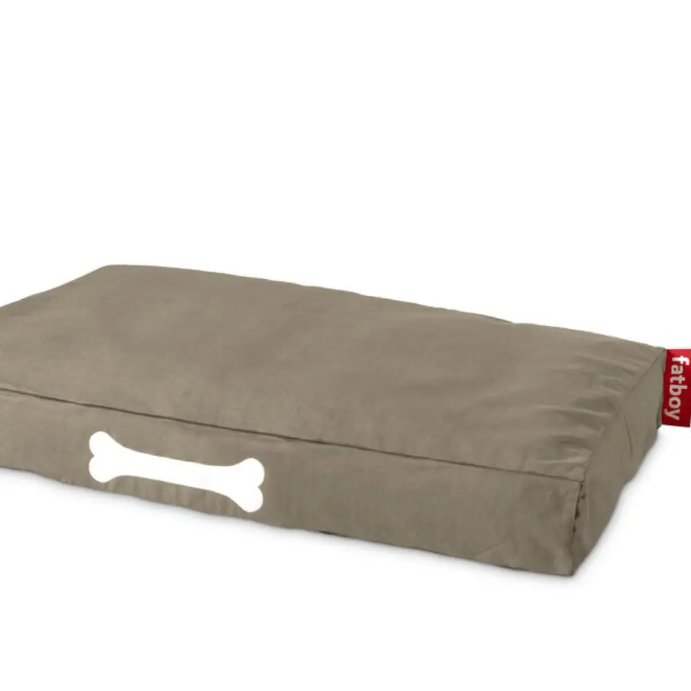 Fatboy, doggielounge L canvas Hundebett recycled taupe grey