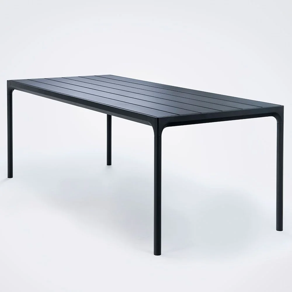 Houe, Four Esstisch 270x90 cm schwarz Aluminium