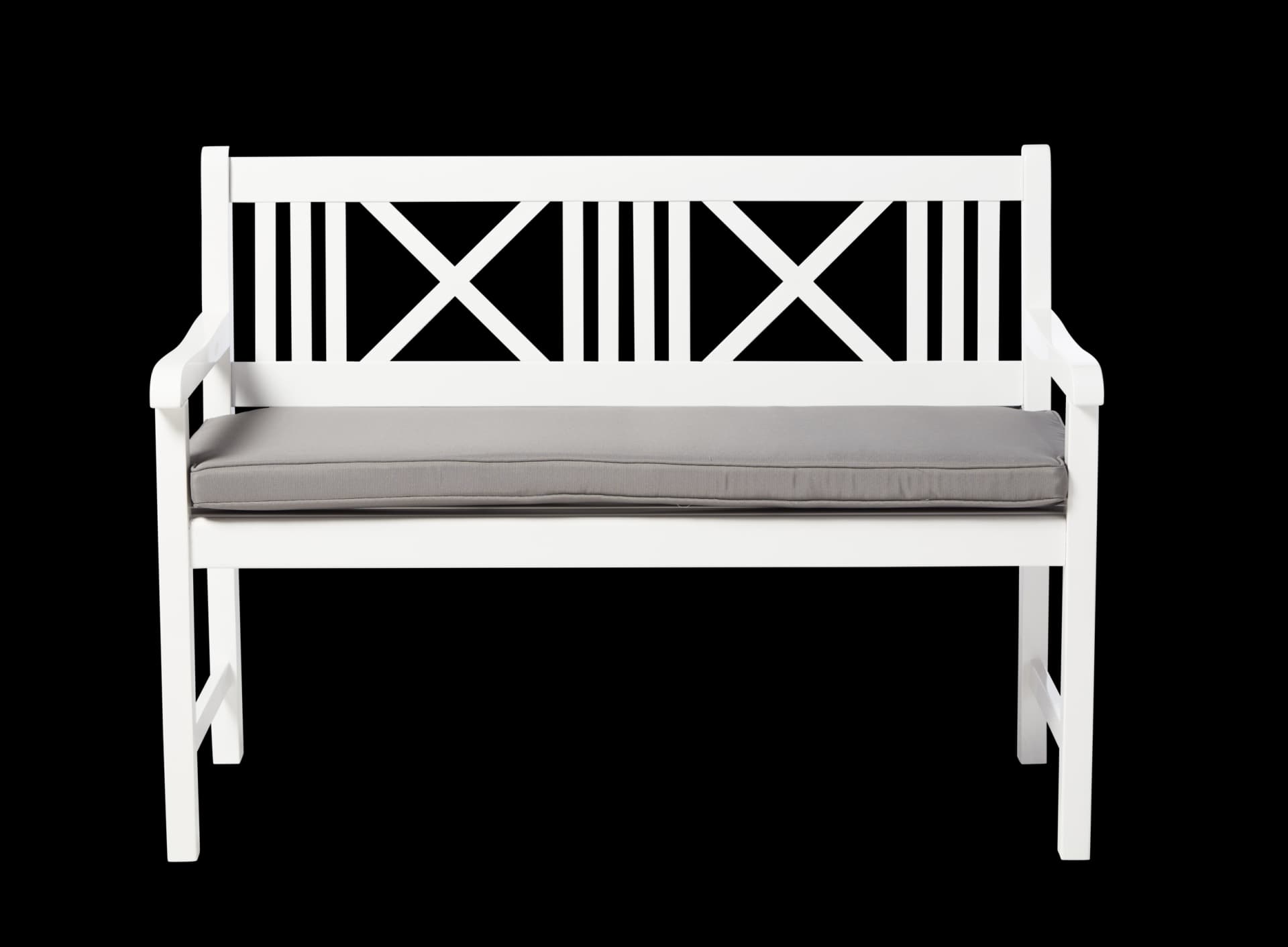 Cinas, Rosenborg Kissen 2-Sitzer Sofa grau