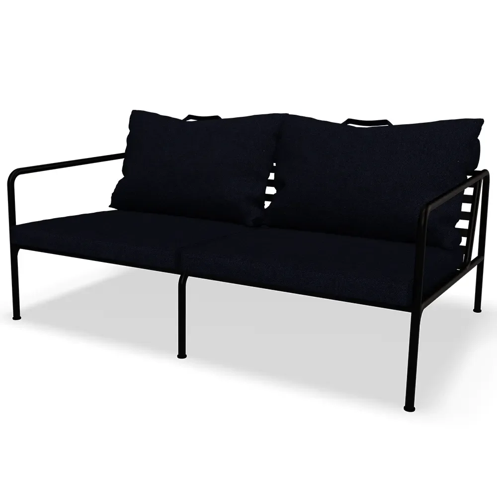Houe, Avon 2 Sitzer Sofa Indigo/Schwarz