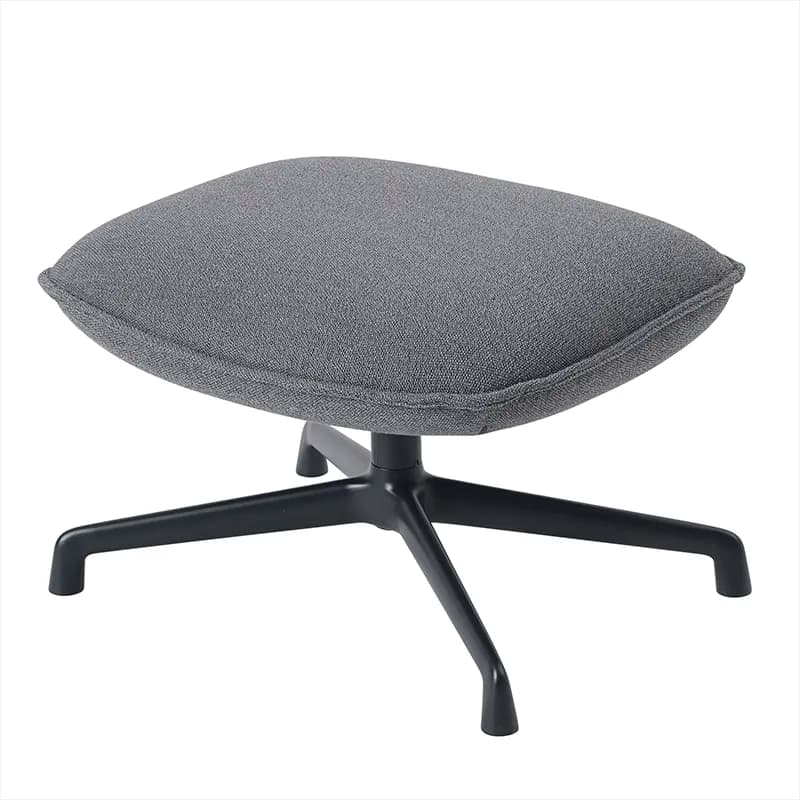 Muuto Doze Ottomane swivel base Ocean 80-anthracite black