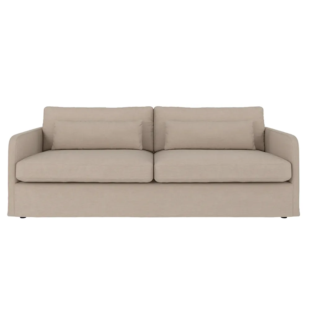 Rowico Home, Peyton Sofa 3-Sitzer Stoff Ursula beige