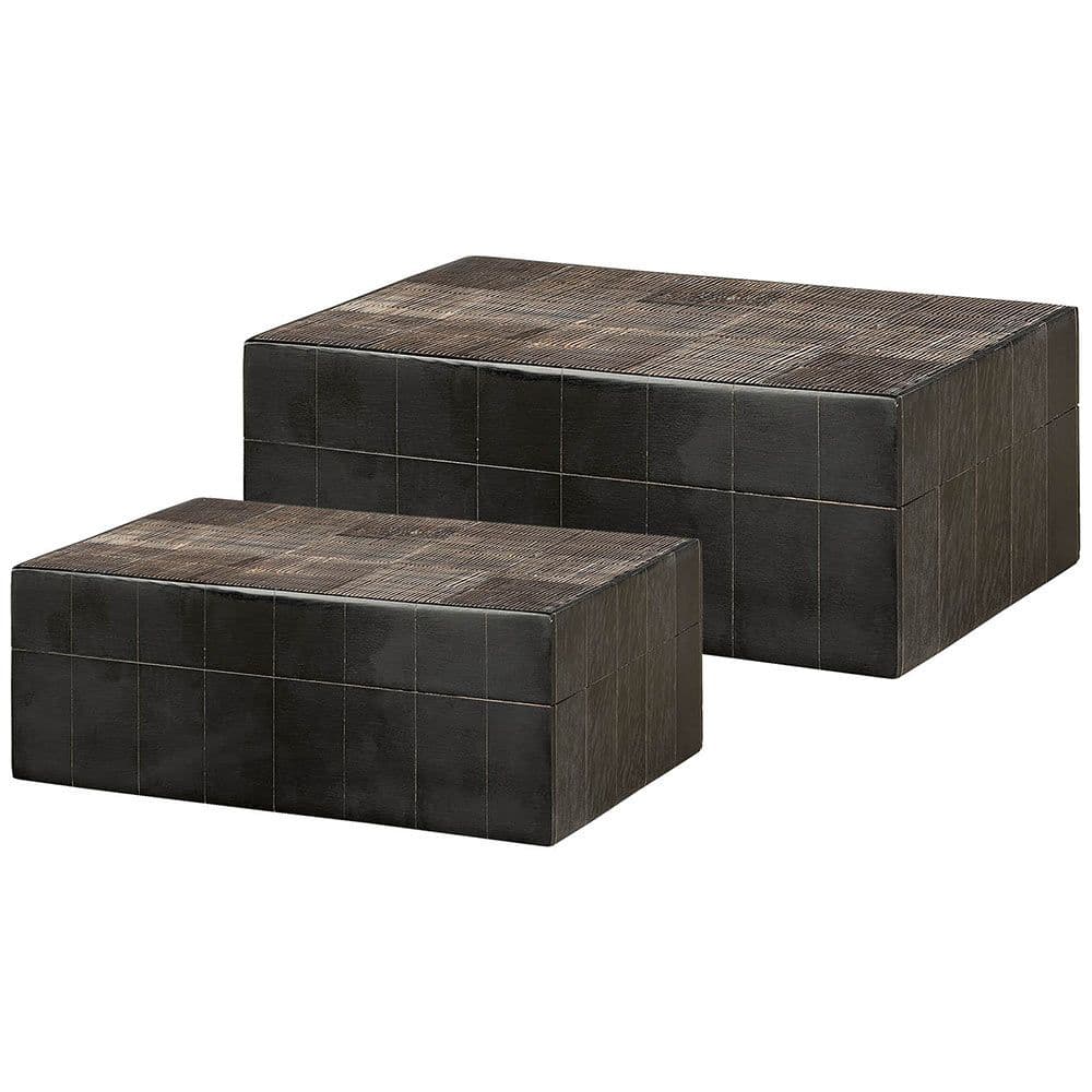 Artwood, Avorio Aufbewahrungsbox Dekoration 2er-Pack