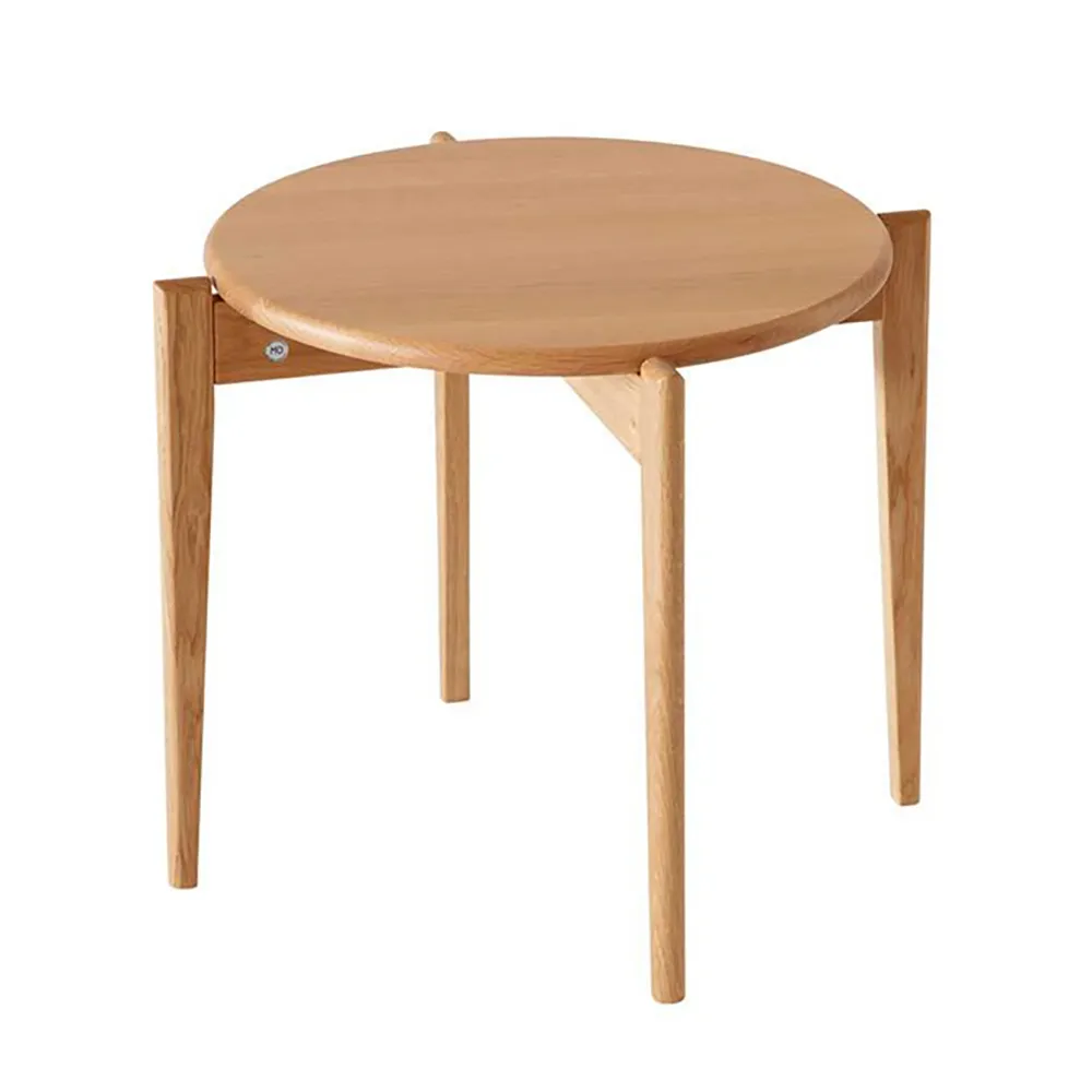 Oscarssons Möbel, Tilia Couchtisch Ø51 cm Eiche geölt