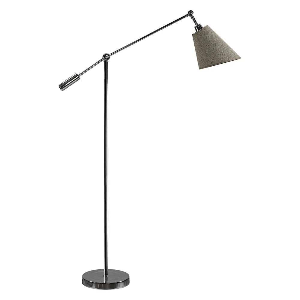 Armando Floor Lamp Black Nickel