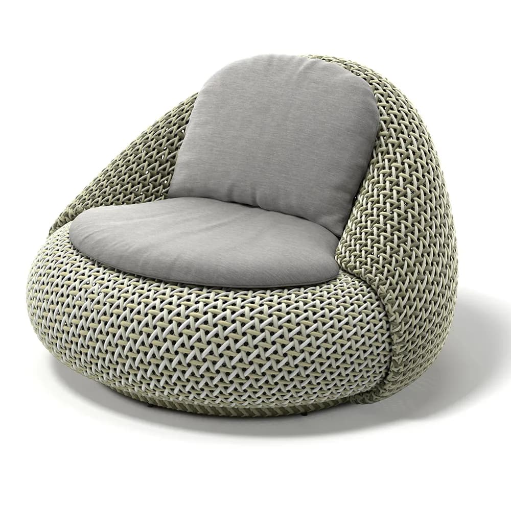 Dedon, ATOLO Loungesessel C3A forest light 0220 spring mist 0221