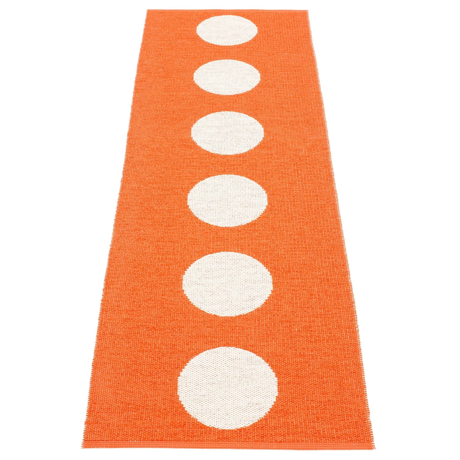 Pappelina, Vera Teppich 70x225 cm orange / vanilla