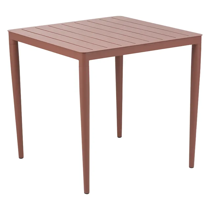 Brafab Bigby Esstisch Zin Red, 76x76 cm