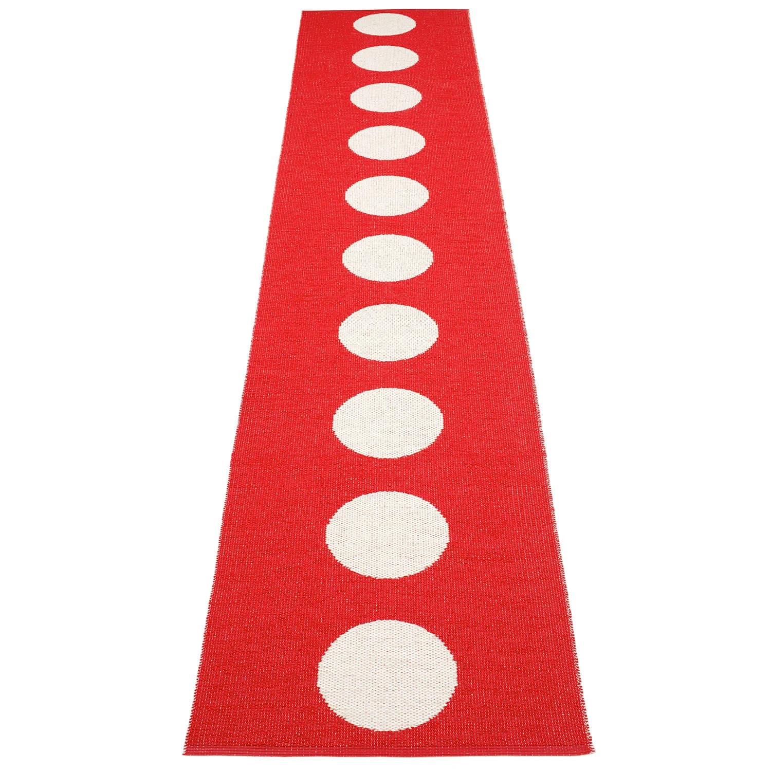 Pappelina, Vera Teppich 70x375 cm red / vanilla