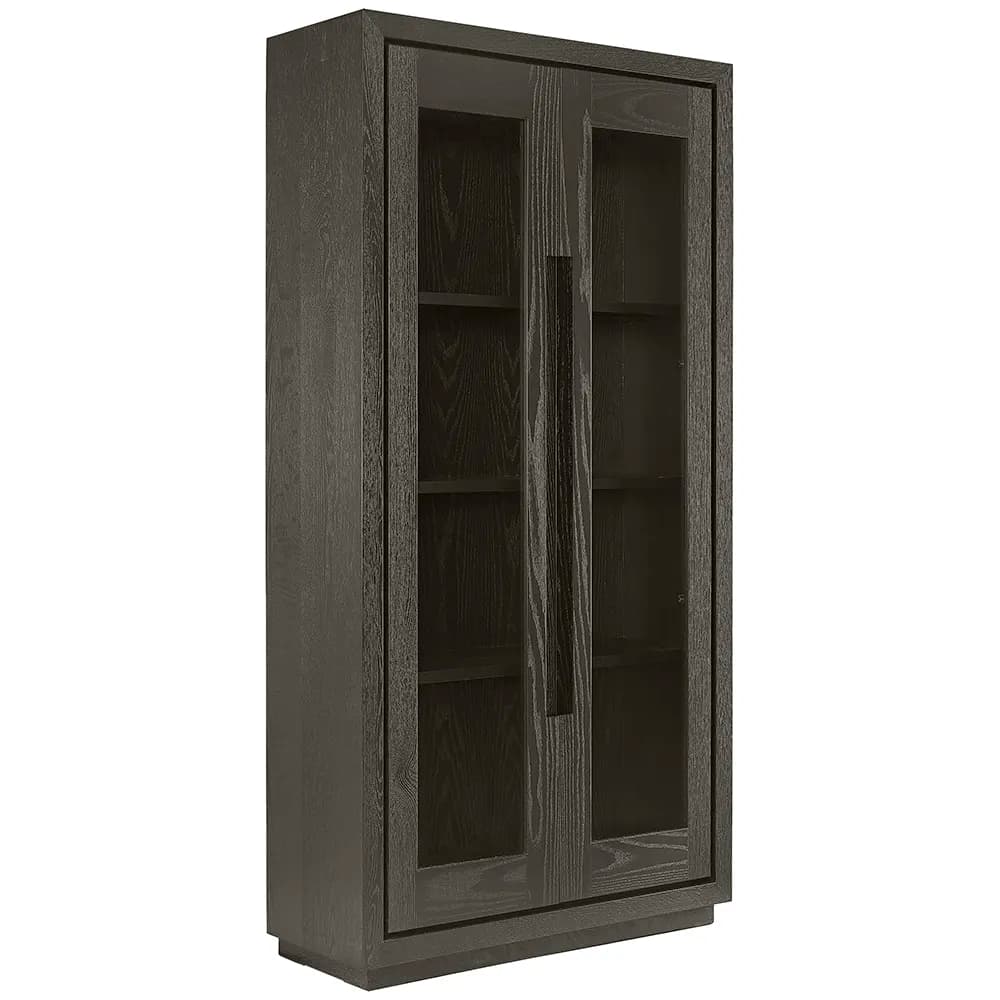 Hunter Display Cabinet Dark Grey