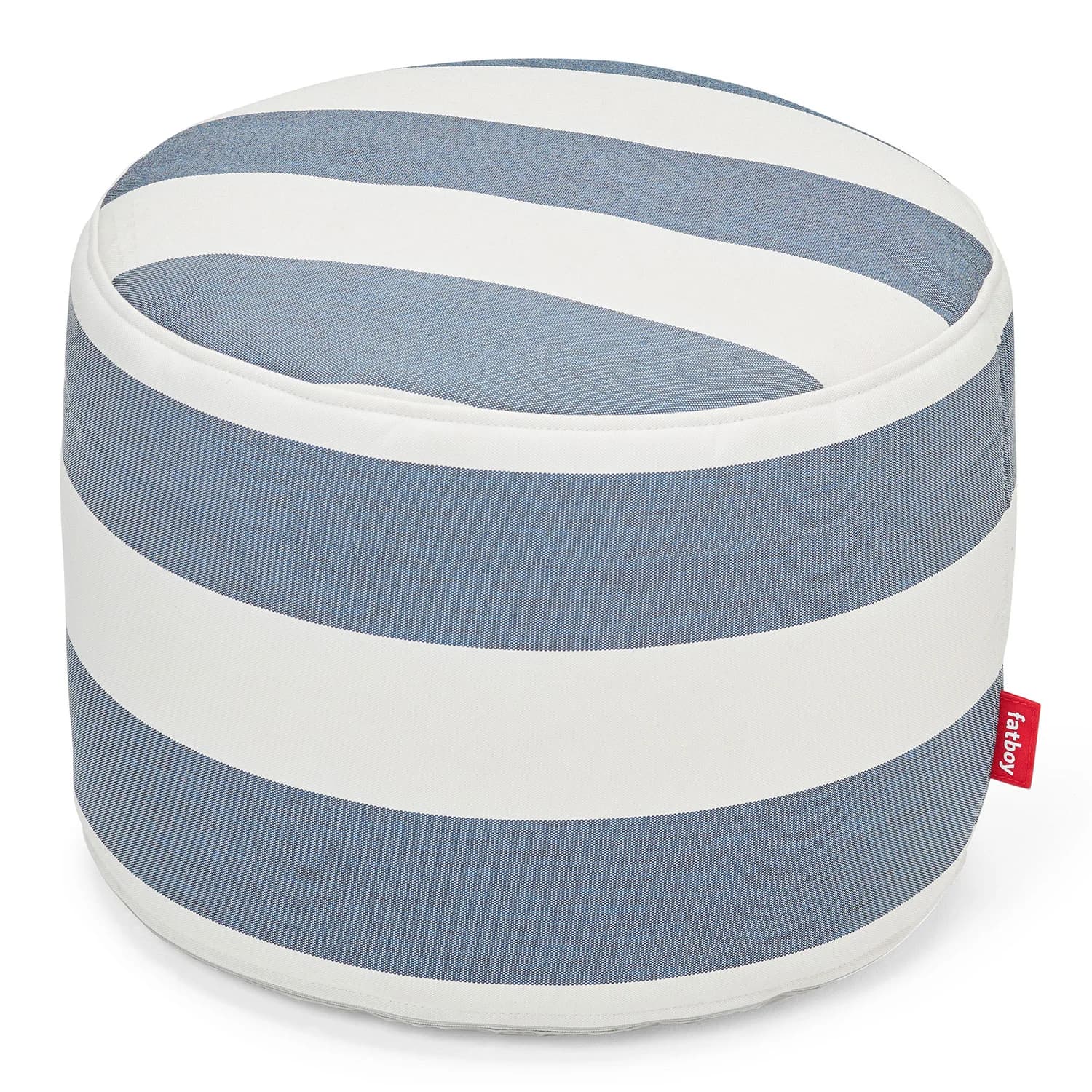 Fatboy, Point Outdoor Hocker stripe Ocean blue