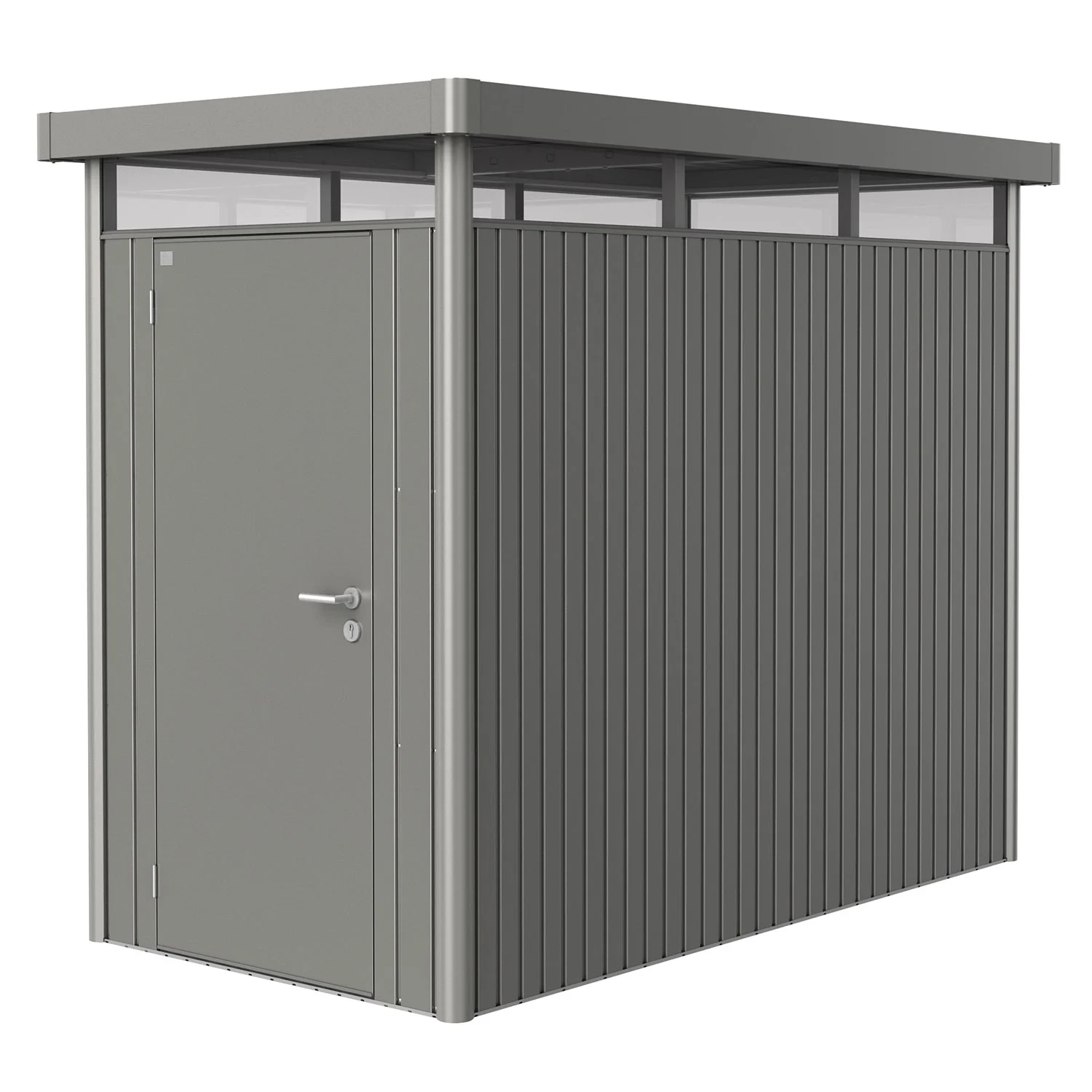 Biohort, Highline Gerätehaus Größe hs metallic quarz-grau Biohort