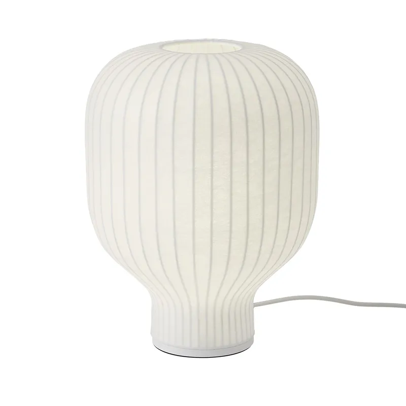 Strand Tischleuchte H39,1 White Muuto - Wohnzimmer - Stoff / Textil