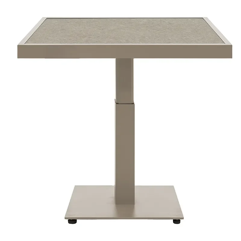 Brafab, Scale couchtisch 85x85 cm khaki / Greish Ceramic