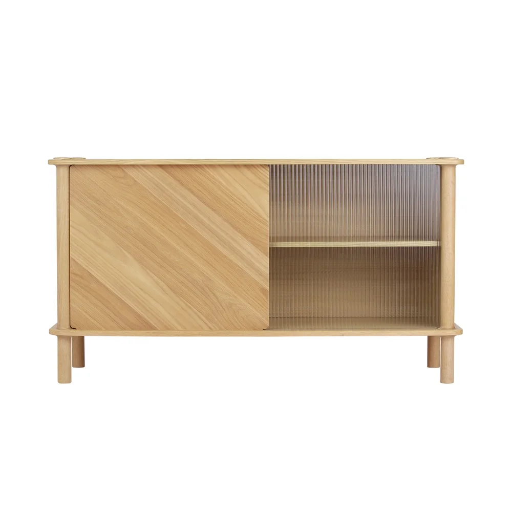 Umage, Italic Sideboard Eiche/Glas