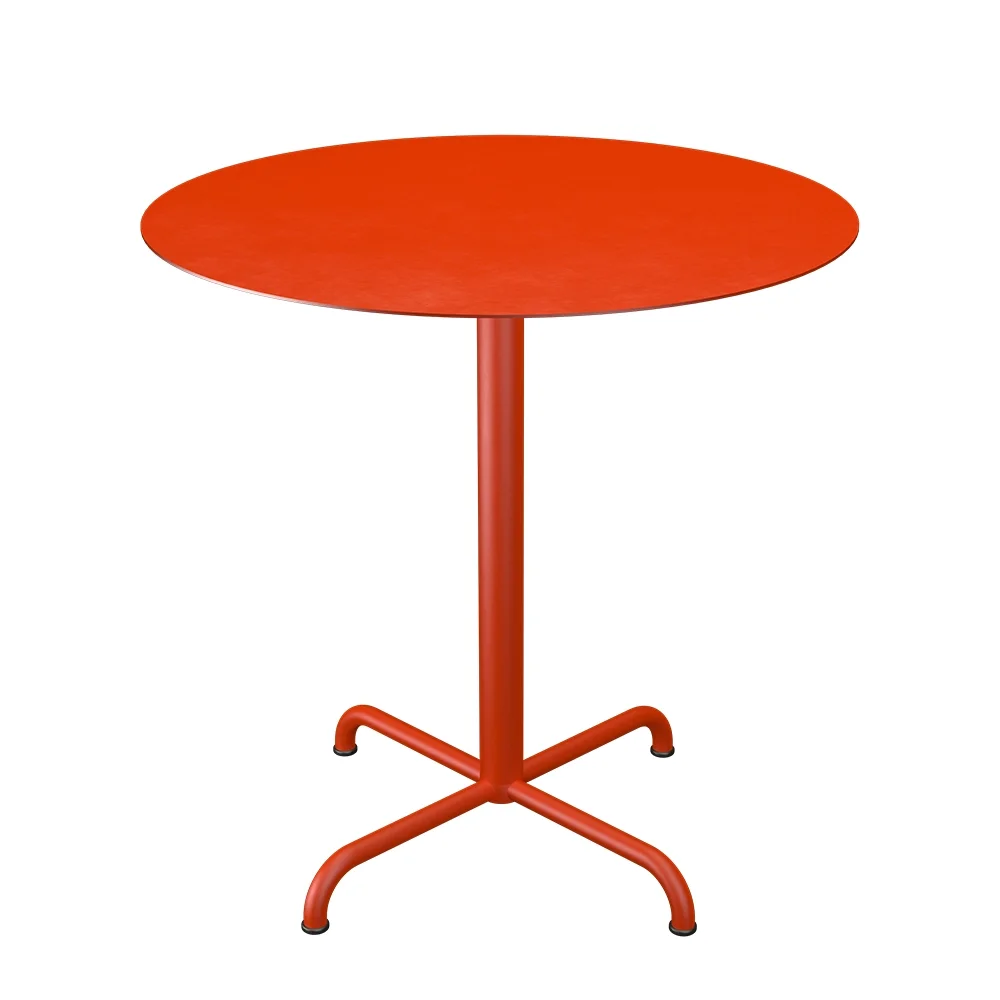 Houe, PICO Couchtisch Ø74 cm, 4-Fuß-Gestell Cayenne