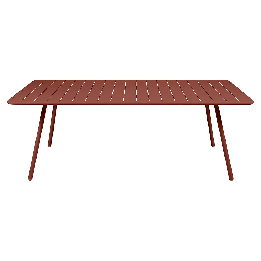 Fermob, Luxembourg esstisch 100x207 cm Red ochre
