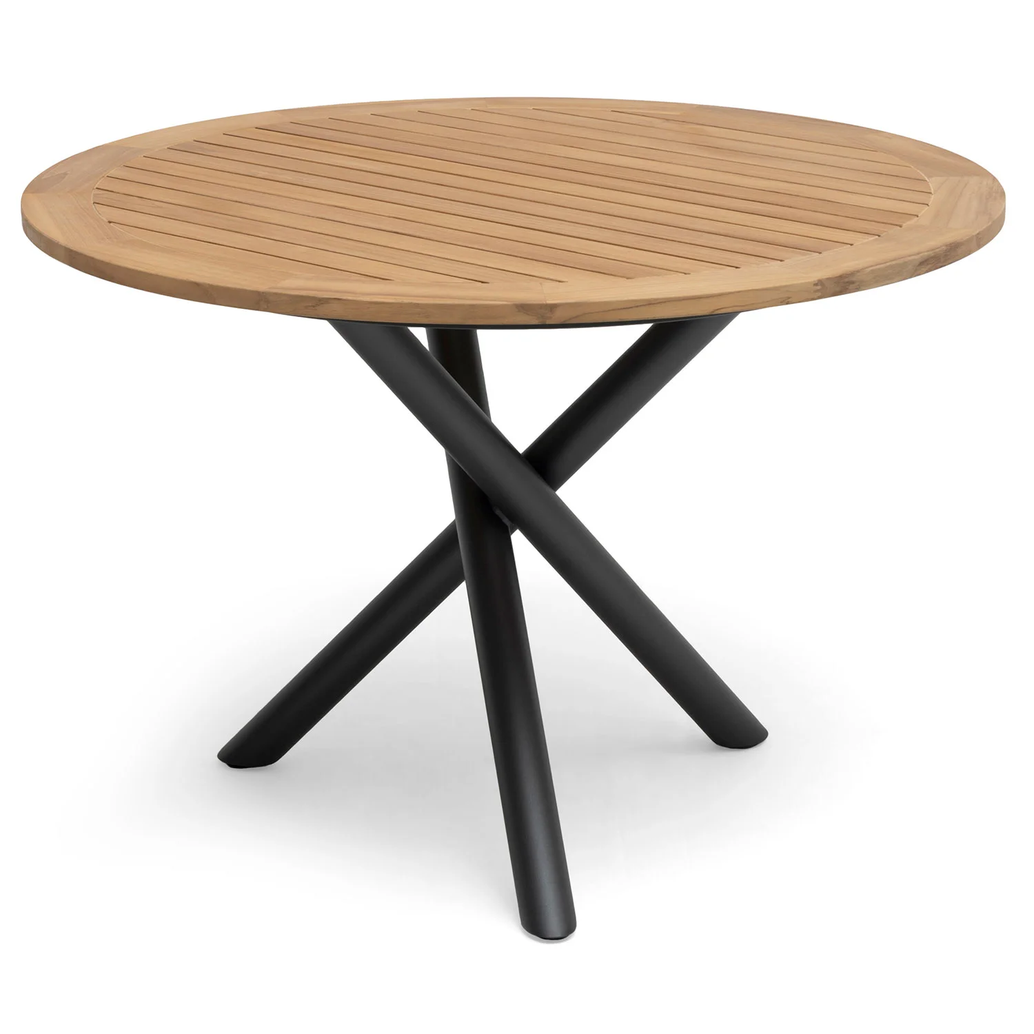 Hillerstorp, Ekeryd Esstisch 110 cm Teak/Aluminium