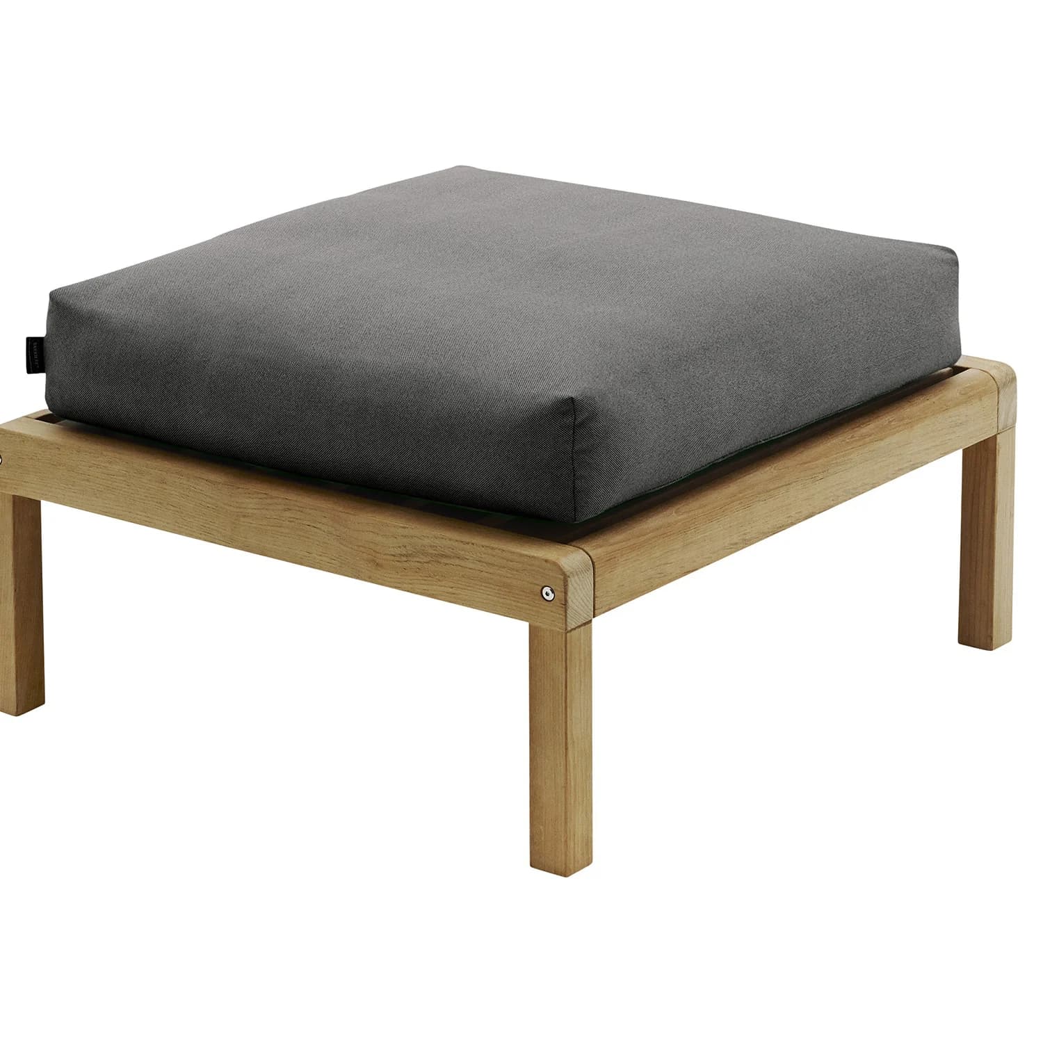Skagerak, Virkelyst Pouf Holzkohle Teak