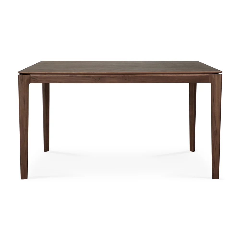 Ethnicraft, Buche Esstisch 80x140 cm Braun lackiert Teak